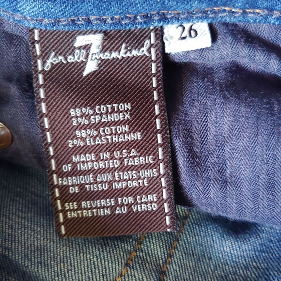 Seven for All Mankind Flare Jeans Size 26 - Picture 11 of 16